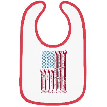 Discover American Flag Mechanic Combination Wrenches Bibs