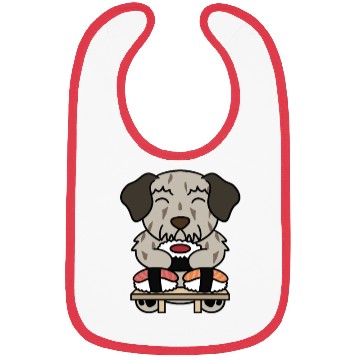 Discover Sushi Lover Irish Wolfhound Bibs