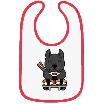 Discover Sushi Lover Cane Corso Bibs