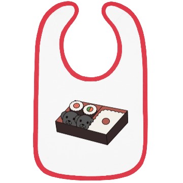 Discover Sushi Bento Box Great Dane Bibs