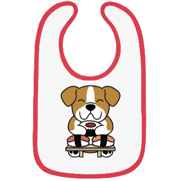 Discover Sushi Lover English Bulldog Bibs