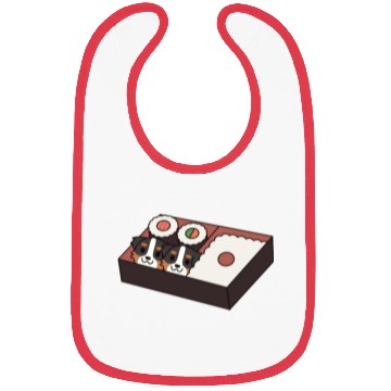 Discover Sushi Bento Box Australian Shepherd Bibs