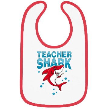 Discover Teacher shark .. school student lessons enrollment Bibs