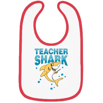 Discover Teacher shark .. school student lessons enrollment Bibs