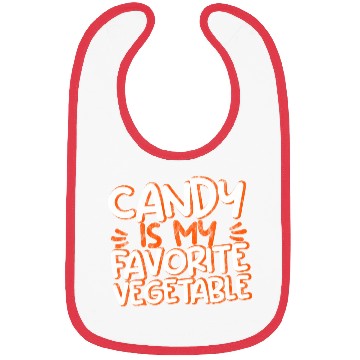 Discover Candy Is My Favorite Vegetable 3 Bibs