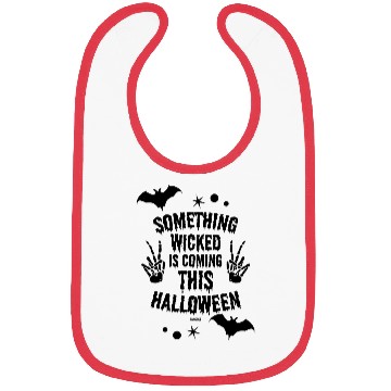 Discover Halloween skeleton bat gift Bibs