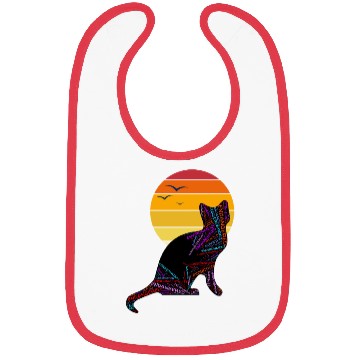 Discover Black Cat at Sunset Bibs