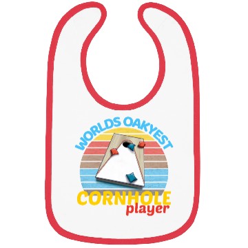 Discover worlds oakyest cornhole player two Bibs