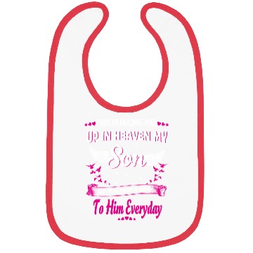 Discover My Son Forever My Angel Sympathy In Loving Memory Bibs