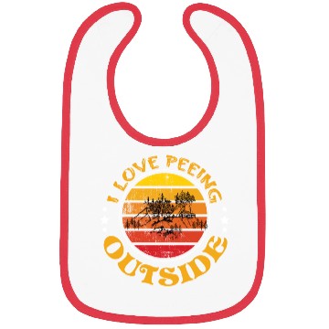 Discover I love peeing Outdside Camping Bibs