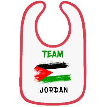 Discover Jordan team flag design Bibs