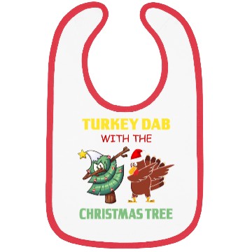 Discover Funny Dabbing Turkey Thanksgiving Christmas Tree Bibs