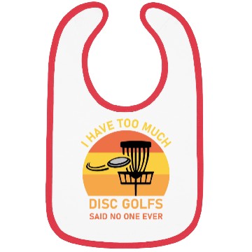 Discover Disc Golfing Funny Frisbee Golf Bibs