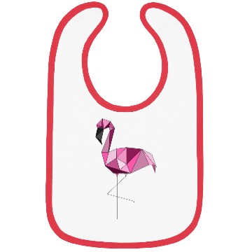 Discover Flamingo geometrisch Bibs