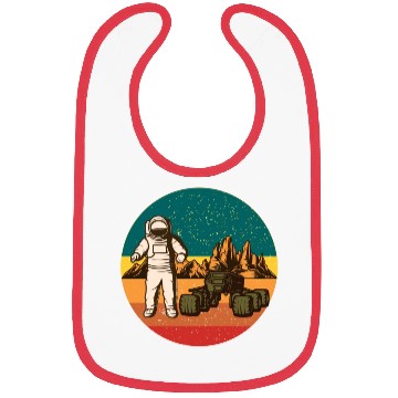 Discover Astronaut on Mars Bibs