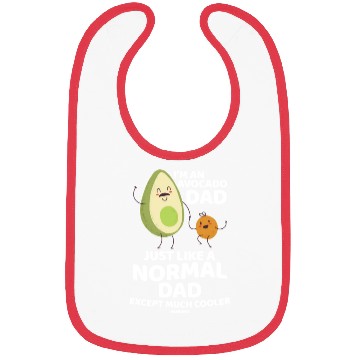 Discover I'm An Avocado Dad Just Like A Normal Dad Bibs