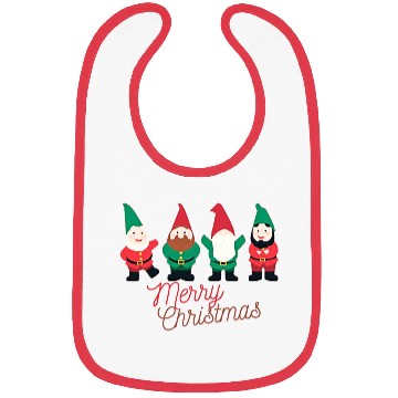 Discover Christmas Funny Gnomes Bibs