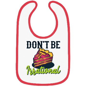 Discover Don't Be Irrational Retro Pi Day Math Teacher Bibs