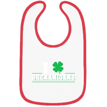 Discover I Love Shenanigans Shamrock Irish Saint Paddy's Bibs