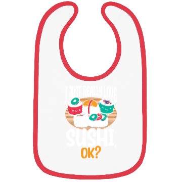 Discover Sushi Lover Gift Art Sushi Bibs