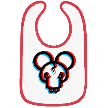 Discover mouse skull Bibs