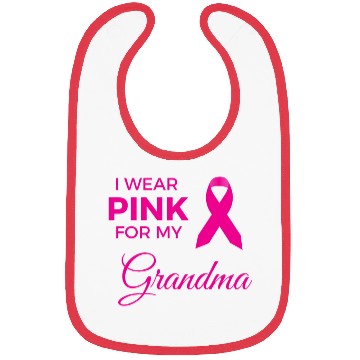 Discover I WEAR PINK FOR MY GRANDMA Bibs