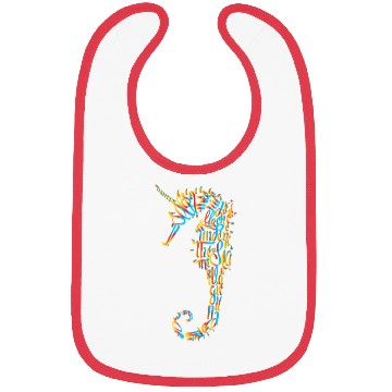 Discover Unicorn Seahorse Bibs