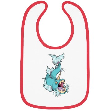 Discover Unicorn Fish Bibs