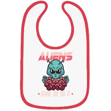 Discover Alien Extraterrestrial Area 51 UFO Space Geek Gift Bibs