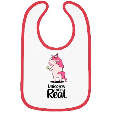 Discover Unicorns Are Real 2 Bibs