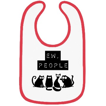 Discover Ew People Funny Cat Bibs
