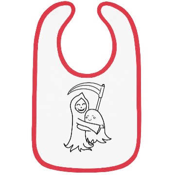 Discover Sweet Grim Reaper & Ghost Hug | Friends | Outlines Bibs