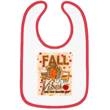 Discover Fall Vibes And That Teacher Life Bleached Bibs