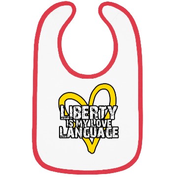 Discover Liberty Love Bibs