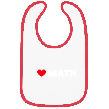 Discover I Love Math Bibs