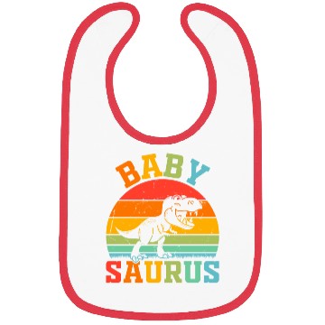 Discover Babysaurus Newborn Baby Dinosaur Baby Saurus Baby Bibs