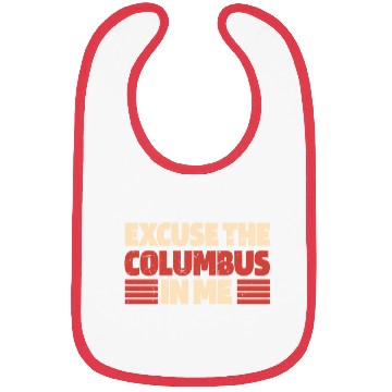 Discover Columbus Day 1492 Funny Bibs