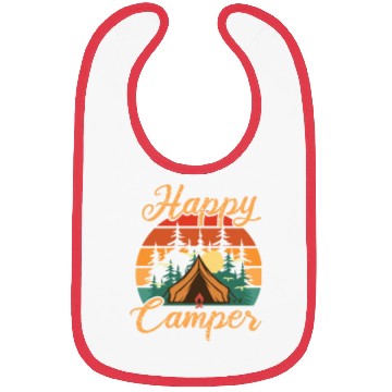 Discover Camping love nature backpack camp with tent Bibs