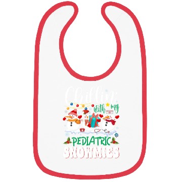 Discover Chillin With My Pediatric Snowmies Christmas Light Bibs