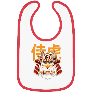 Discover Japanese Tiger on Samurai Helmet Bibs