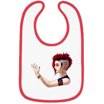 Discover Goth Punk Girl Bibs