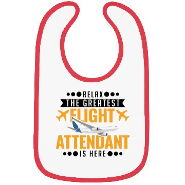 Discover Flight Attendant Gift Stewardess Bibs