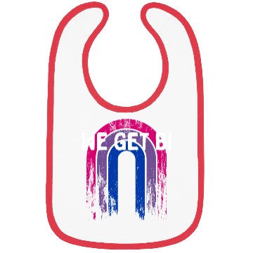 Discover We Get Bi Bisexual LGBTQ Bi Pride LGBT Positivity Bibs
