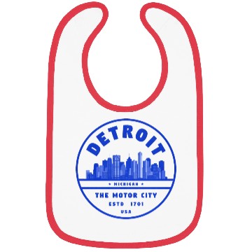 Discover Detroit Michigan Bibs