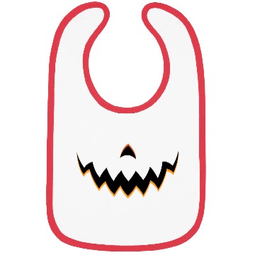 Discover Pumpkin Face Bibs