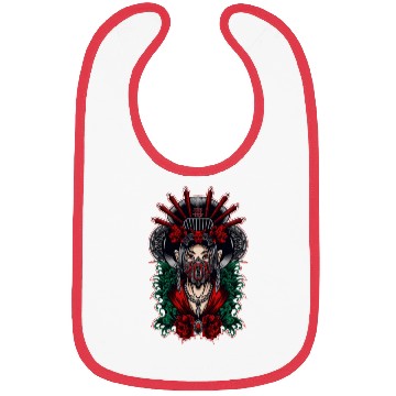 Discover Toxic Geisha Gasmask Woman Warrior Fighter slayer Bibs