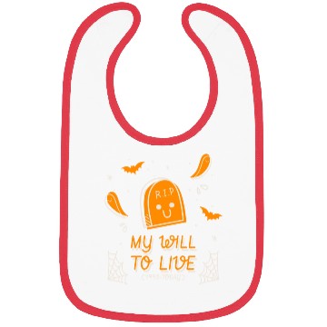 Discover My will to live 1993 today halloween tombstone fun Bibs