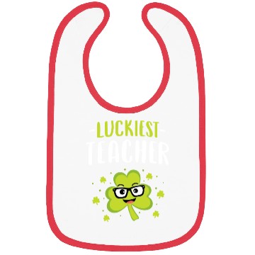 Discover Luckiest Teacher Leprechauns St Patricks Day Teach Bibs