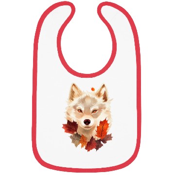 Discover Wolf Autumn Bibs