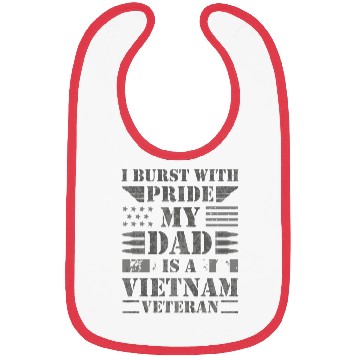 Discover Proud Son Daughter of A Vietnam Veteran Bibs